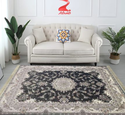 خرید فرش 700 شانه حاشیه طلاکوب کد 7015