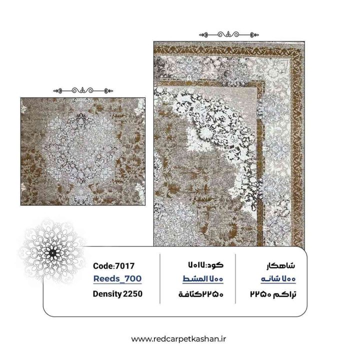 خرید فرش 700 شانه ارزان کد 7017 3