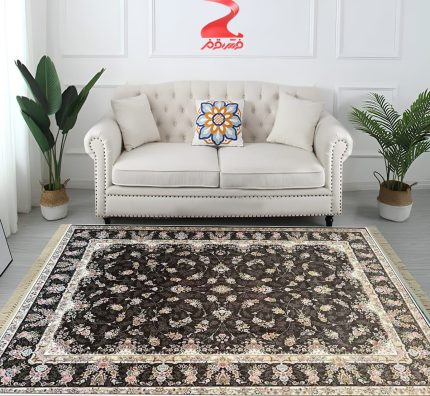 فرش ماشینی تیره 700 شانه کد 7036