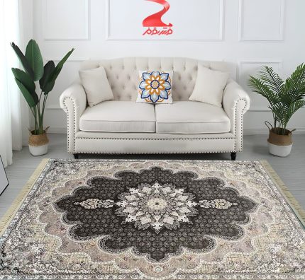 خرید فرش ماشینی 700 شانه طرح گلبرگ کد 7040