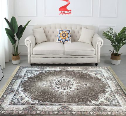 خرید فرش 700 شانه طرح باغ بهشت کد 7054