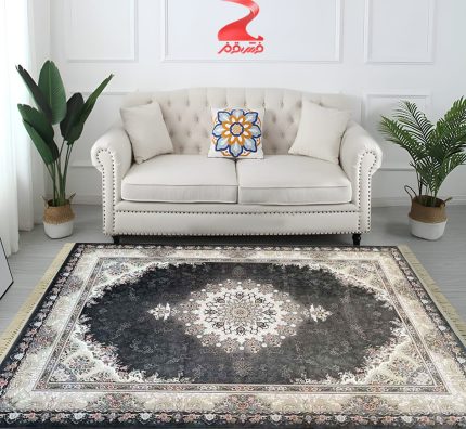 خرید فرش 700 شانه طرح باغ بهشت کد 7055