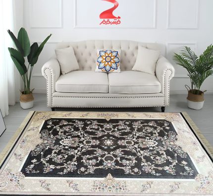 خرید فرش 700 شانه طرح گندم کد 7058