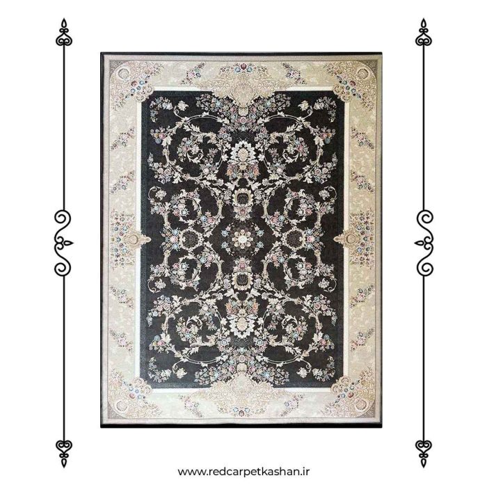 خرید فرش 700 شانه طرح گندم کد 7058 2