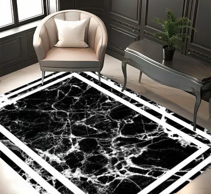 فرشینه طرح سنگ کد 50185 (پس کرایه) – فرشینه رضوان