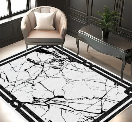 فرشینه طرح سنگ کد 50186 (پس کرایه) – فرشینه رضوان