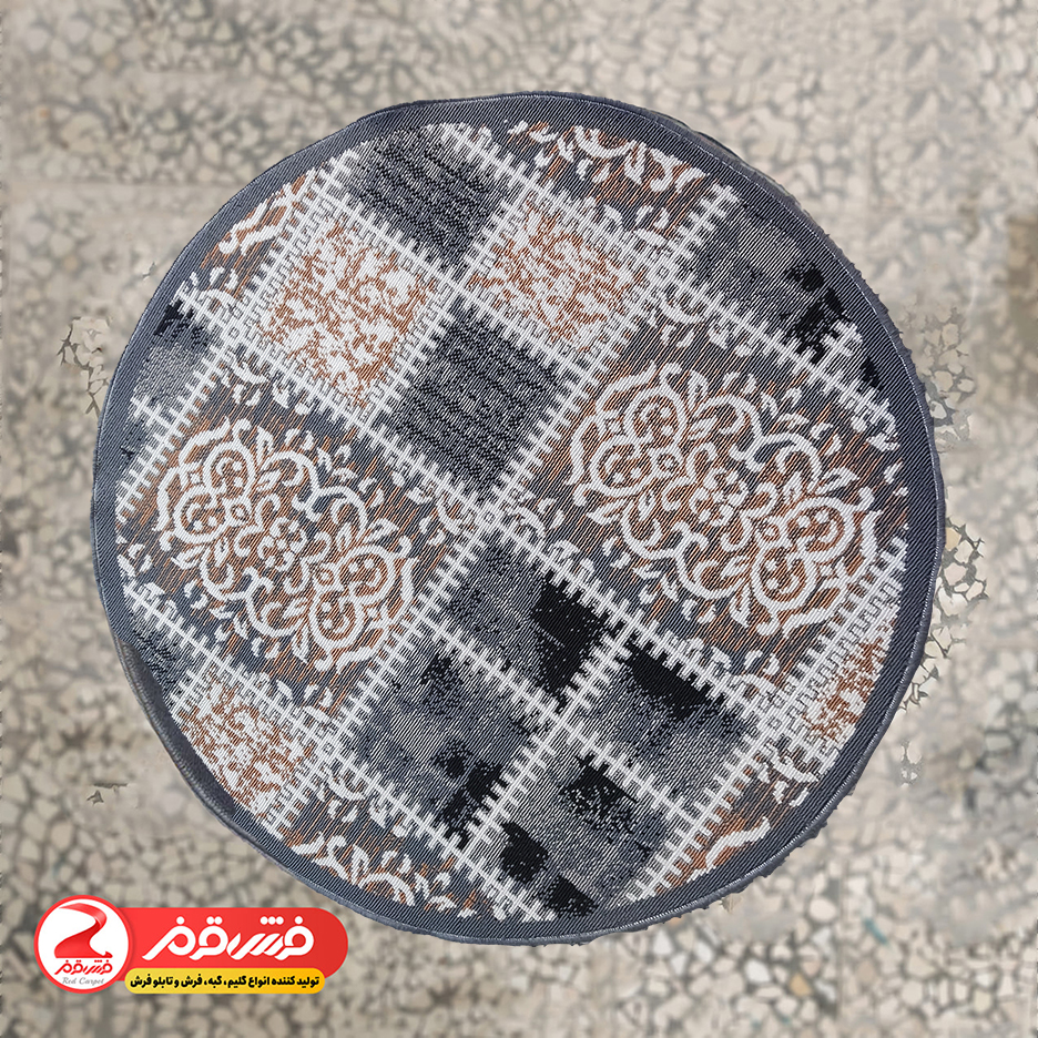 گلیم متری طرح سپهر دودی - تصویر 4